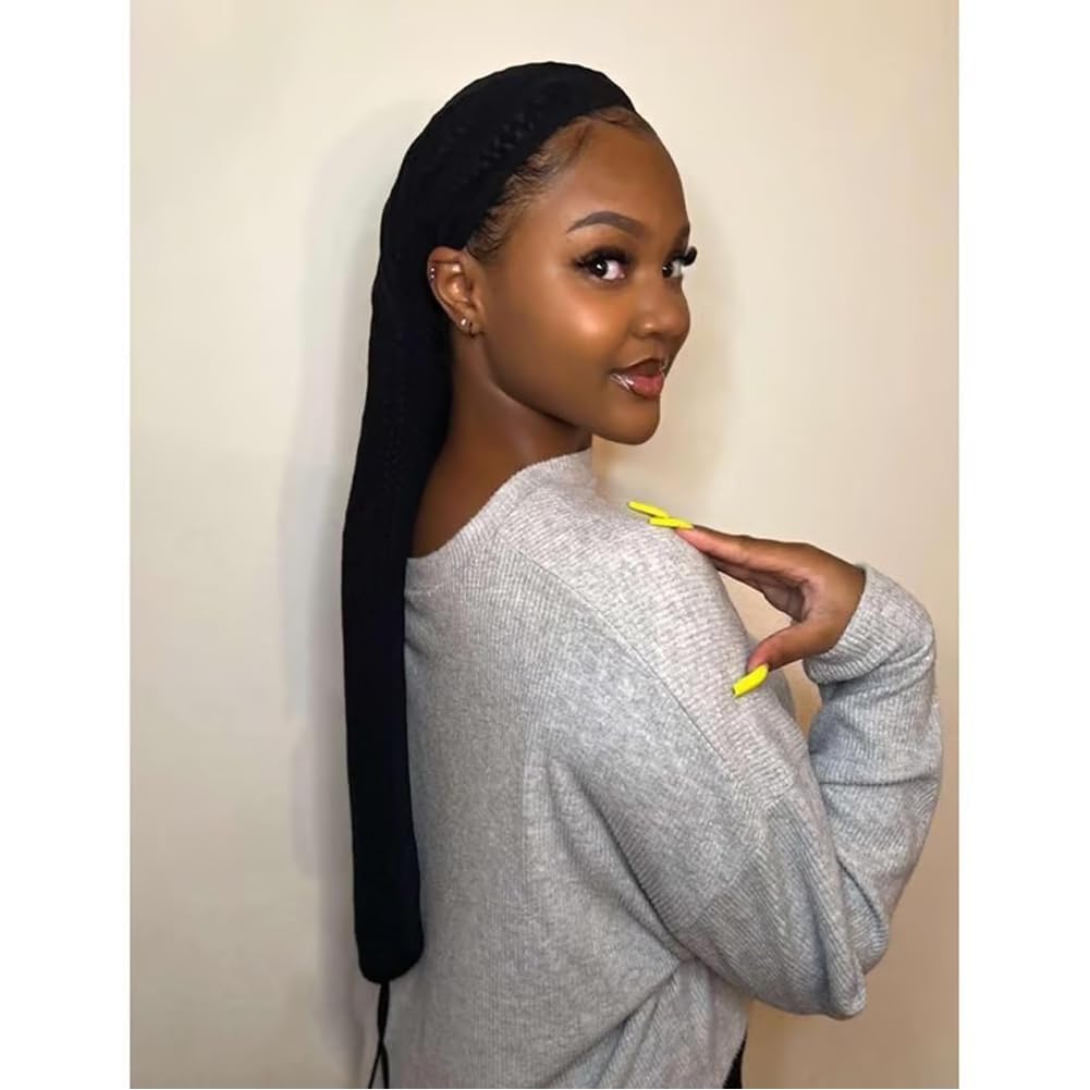 Hairweave Sleeve-Fashionable Design - Haircare, Hairweave Sleeve for Locs with Drawstring, Breathable Lightweight Long Hair Weave Dreadlock Cap Wig Cap with Elastic for Bun Faux Locs(Pink*1pcs)