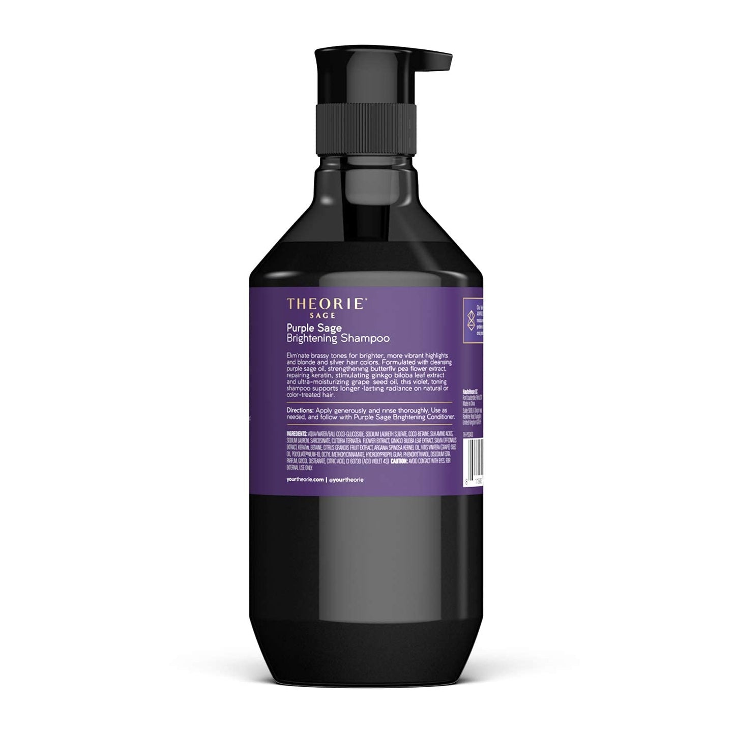 Purple Sage Brightening Shampoo for Blonde & Silver Hair - Tone, Balance & Eliminate Brassiness (13.53 Fl Oz)