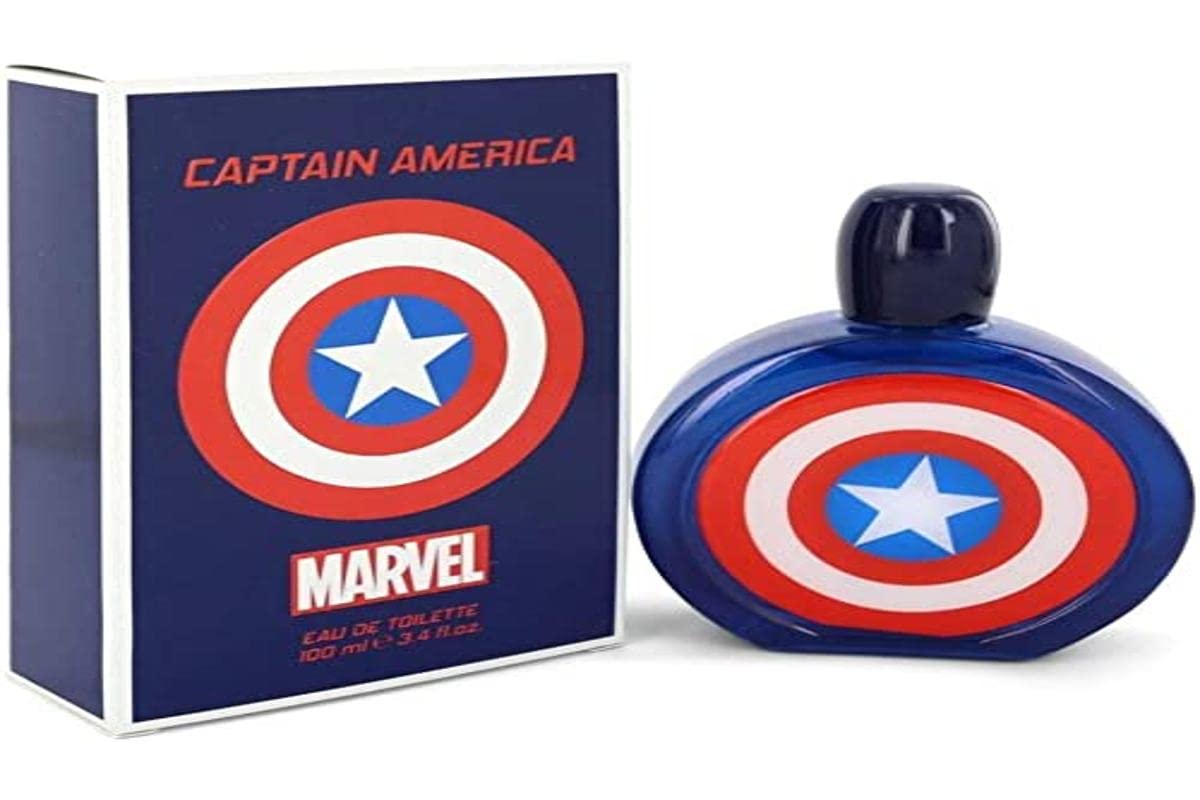 Captain America Eau de Toilette for Men - 3.4oz Cologne Spray by Air Val International
