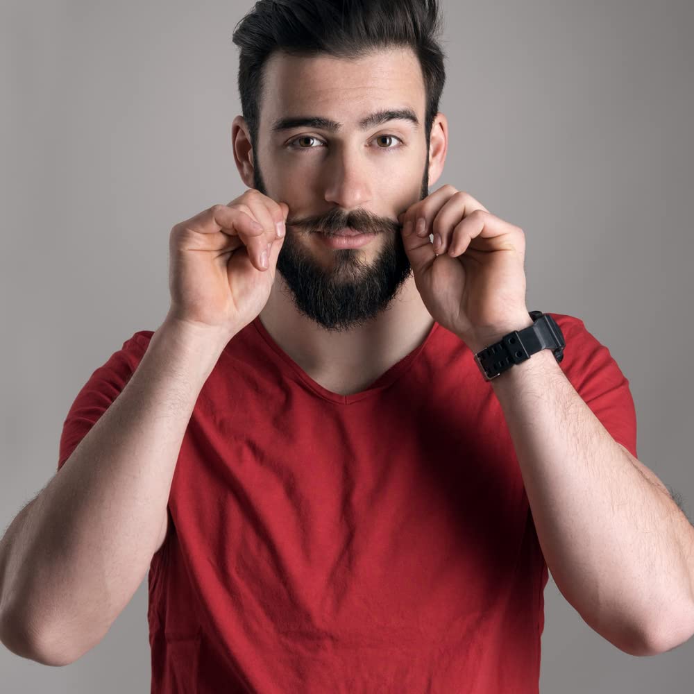 Vanilla Bourbon Mustache Wax - All-Natural Medium Hold Balm with Beeswax & Plant Oils