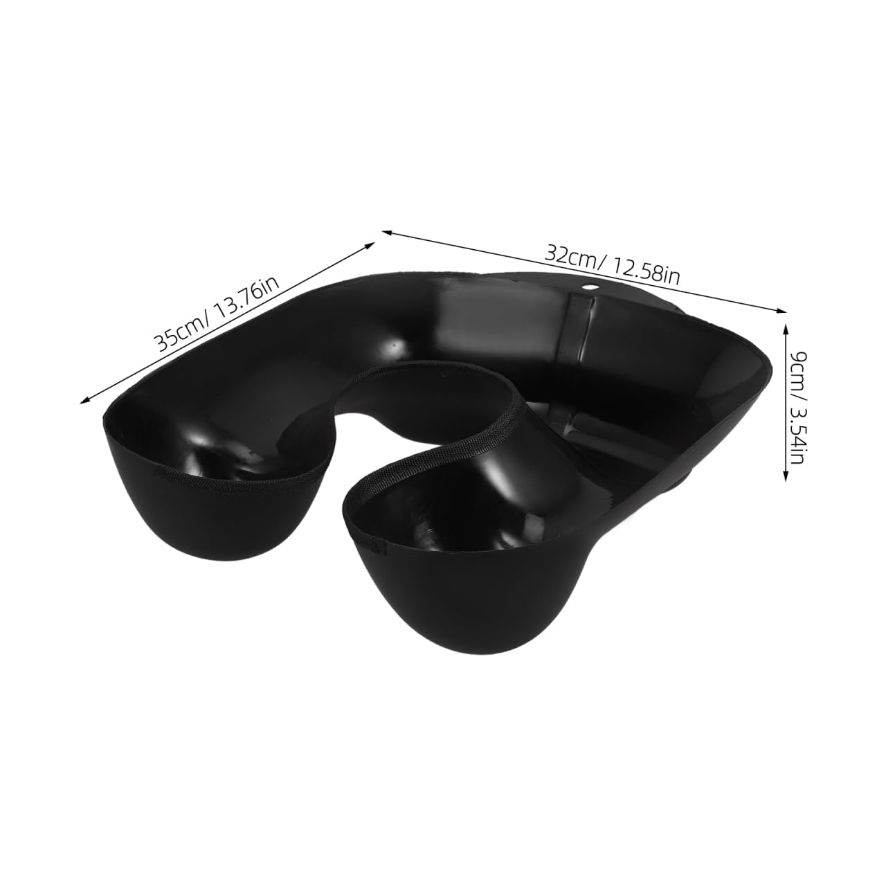 FRCOLOR 2Pcs Perm Neck Tray Salon Hairdressing Plastic Hair Coloring Shoulder Support Cover Shoulder Catcher Water Tray for Hair Styling Perming Salon & Home Use