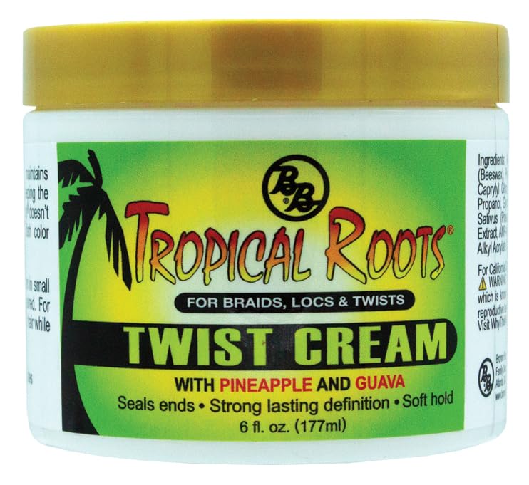 Bronner Bros Tropical Roots Twist Cream (Pack of 2)