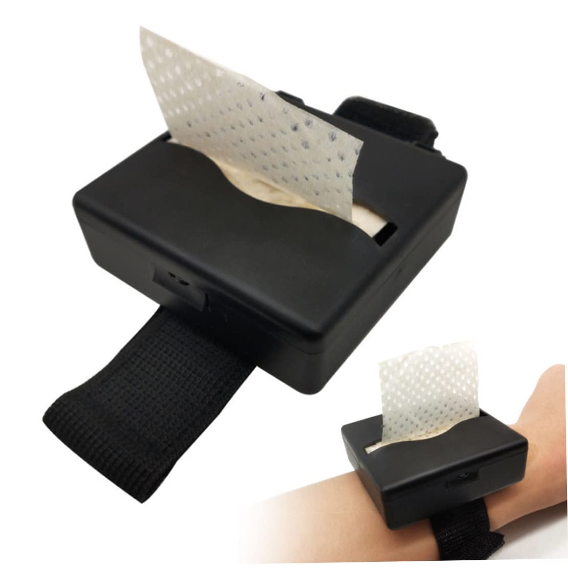 Capes, Wristband Perm Paper Box Adjustable Salon Hair Perming Paper Drawer with 180 Pieces Paper