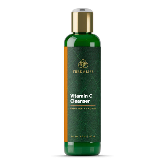 Vitamin C Brightening Face Cleanser & Toner - Pore Minimizing Skincare with Organic Aloe (2 x 4 Fl Oz)