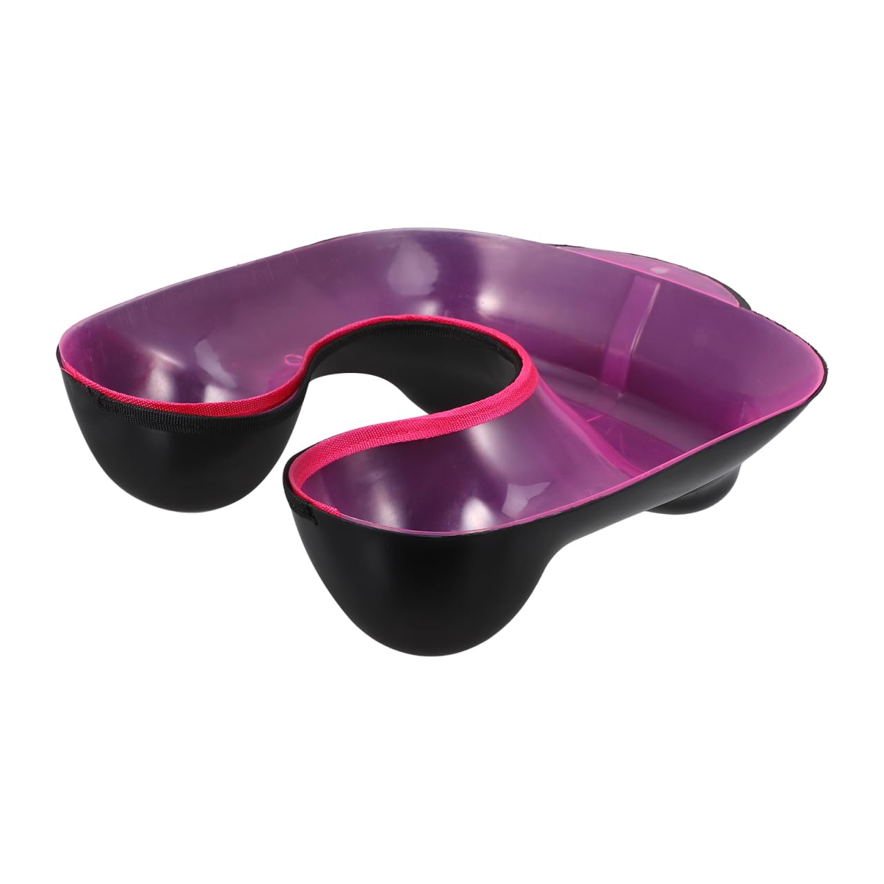FRCOLOR 2Pcs Perm Neck Tray Salon Hairdressing Plastic Hair Coloring Shoulder Support Cover Shoulder Catcher Water Tray for Hair Styling Perming Salon & Home Use