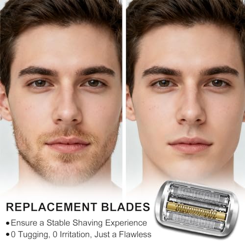 S9 94M Shaver Head Compatible with Braun Electric Razor Series 9 & Series 9 Pro, Replacement Blade for Braun 9290cc, 9291cc, 9370cc, 9376cc, 9293s, 9260s, 9295cc, 9385cc