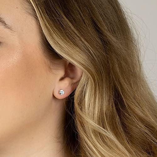 At-Home Ear Piercing Kit - Disposable Gun with 316L Surgical Steel & 4mm CZ Earrings | 4 Pack