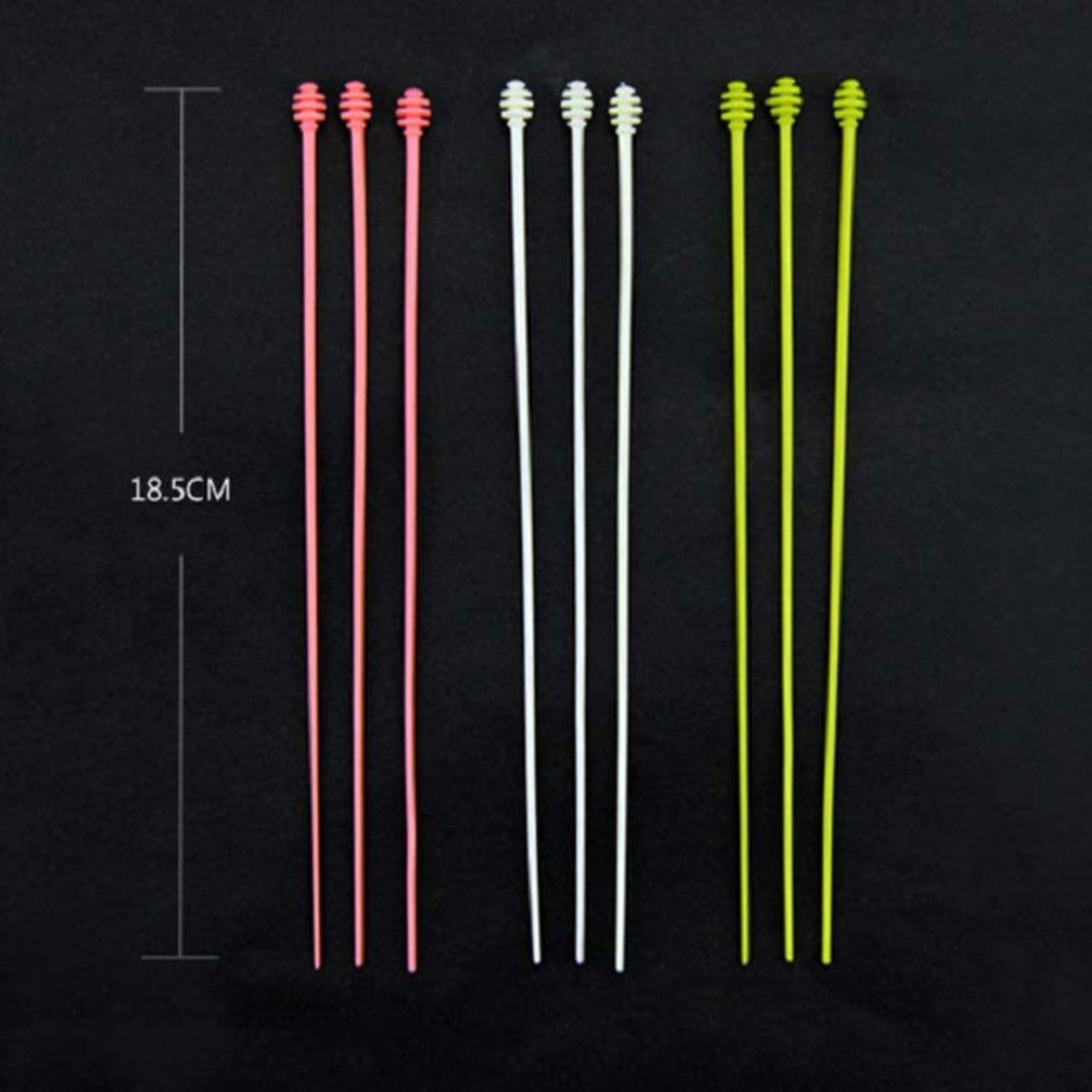 FRCOLOR Hair Roller Pins 90pcs Plastic Brush Roller Pick Perm Needle Barber's Special Hairdressing Tool for Hair Curling Styling Accessories