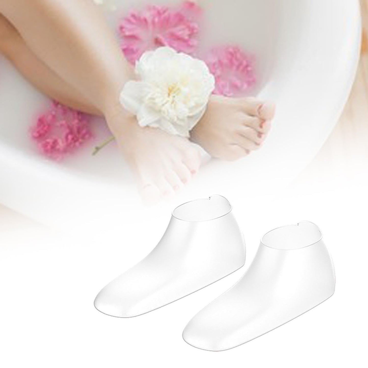 Generic Hydrating Silicone Socks for Women, Treatment, Clear