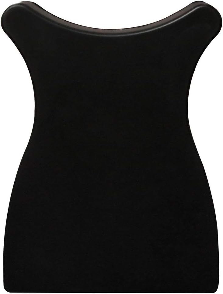 ForPro Portable Professional Pedi Foot & Leg Rest - Compact Black 5.75" W x 2.75" D x 7.5" H