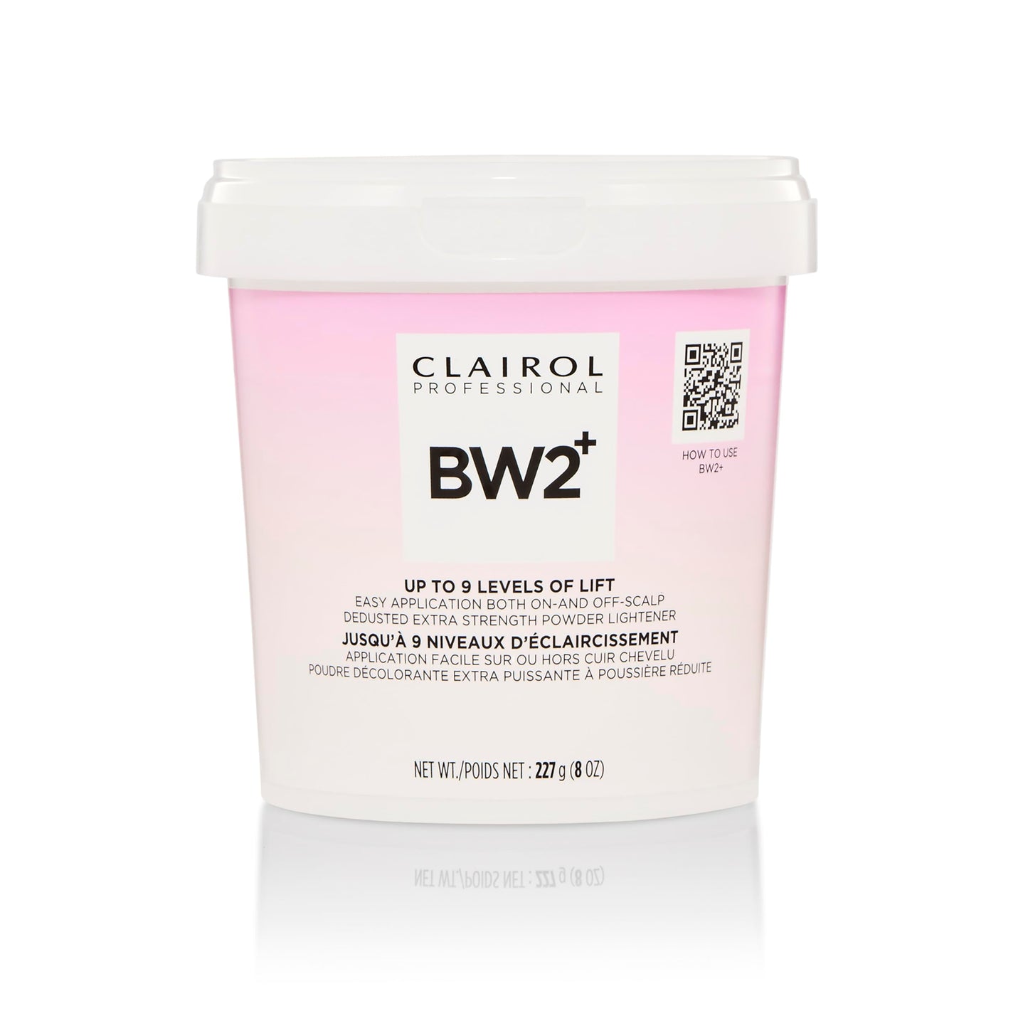 Clairol Professional BW2+ Dedusted Extra Strength Powder Lightener for Hair Highlights, 8 oz.
