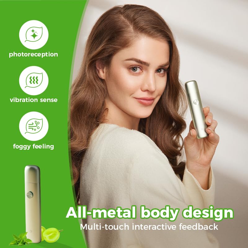 ZDEER Smart Electric Oral Spray - Mouth Spray Fresh Breath, Cool Mint Breath Spray, Mouth Freshener Spray, Rechargeable, Alcohol Free, With 4 Pods (Classic+4 Bombs)