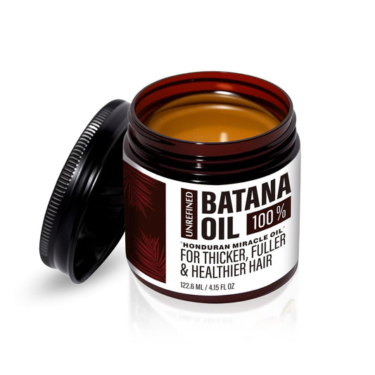 Organic Batana Oil for Hair Growth | 100% Pure Unrefined Treatment | Strengthens & Moisturizes 4.15 oz