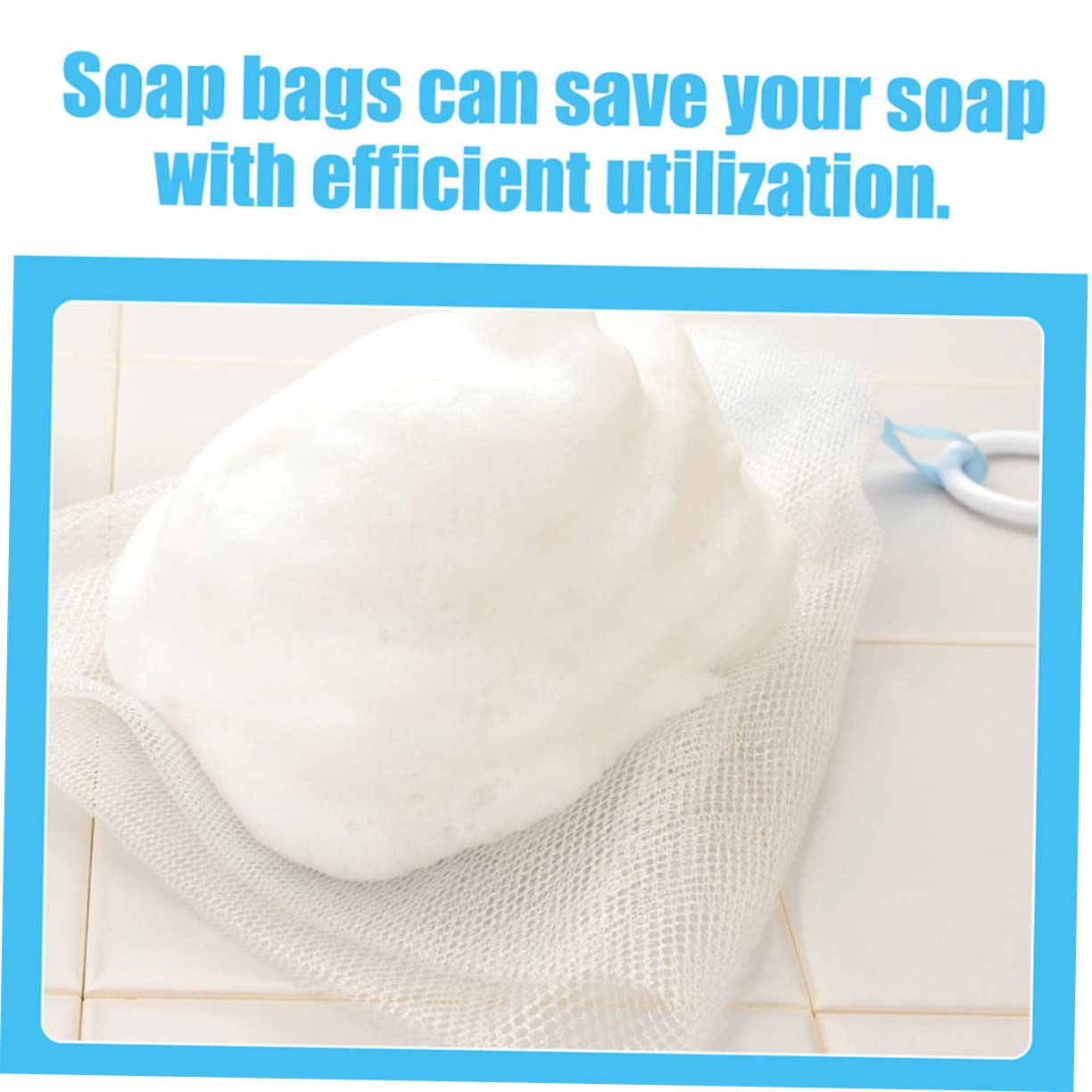 minkissy 4pcs Facial Foaming Nets for Soap Exfoliating Bubble Maker Pouches for Gentle Face Wash Skincare Routine Sponge Flower Design