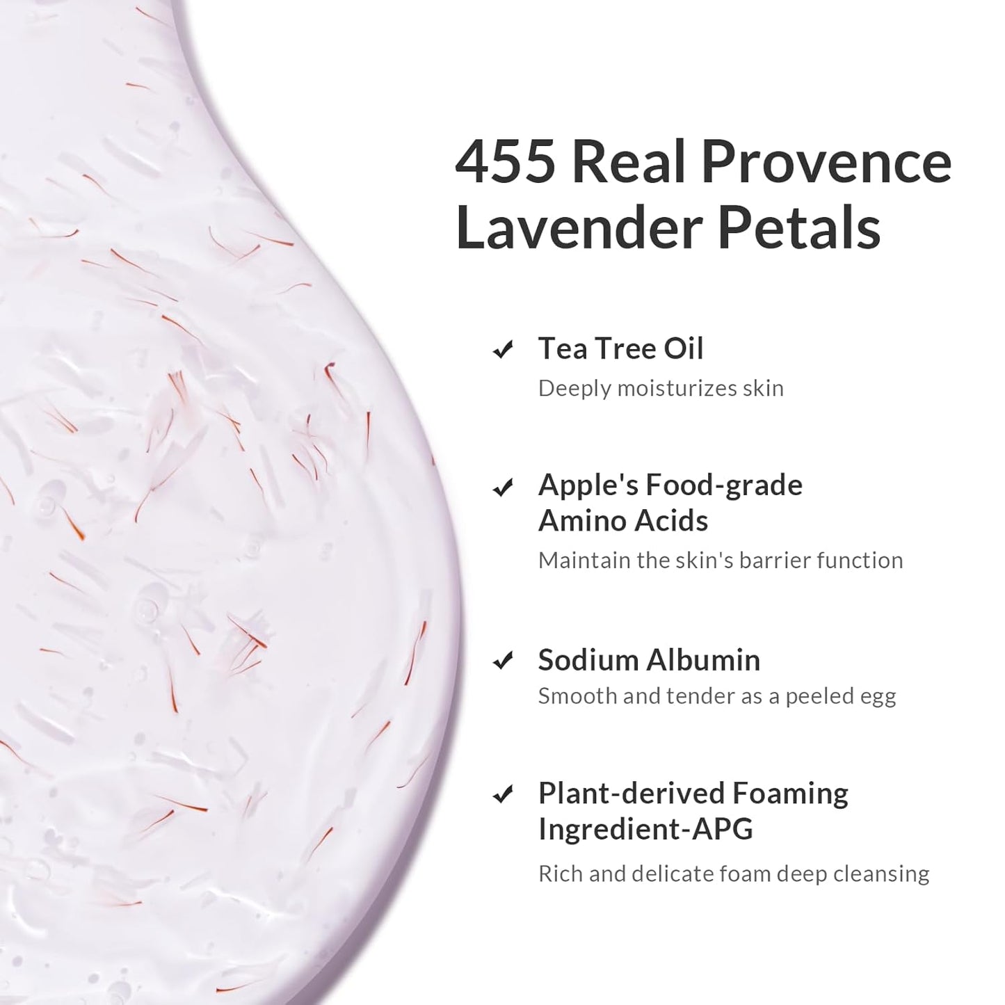 Rose Oil Anti-Aging Body Wash with Real Petals | Deep Moisturizing Shower Gel for Dry Skin, 16.9 fl oz