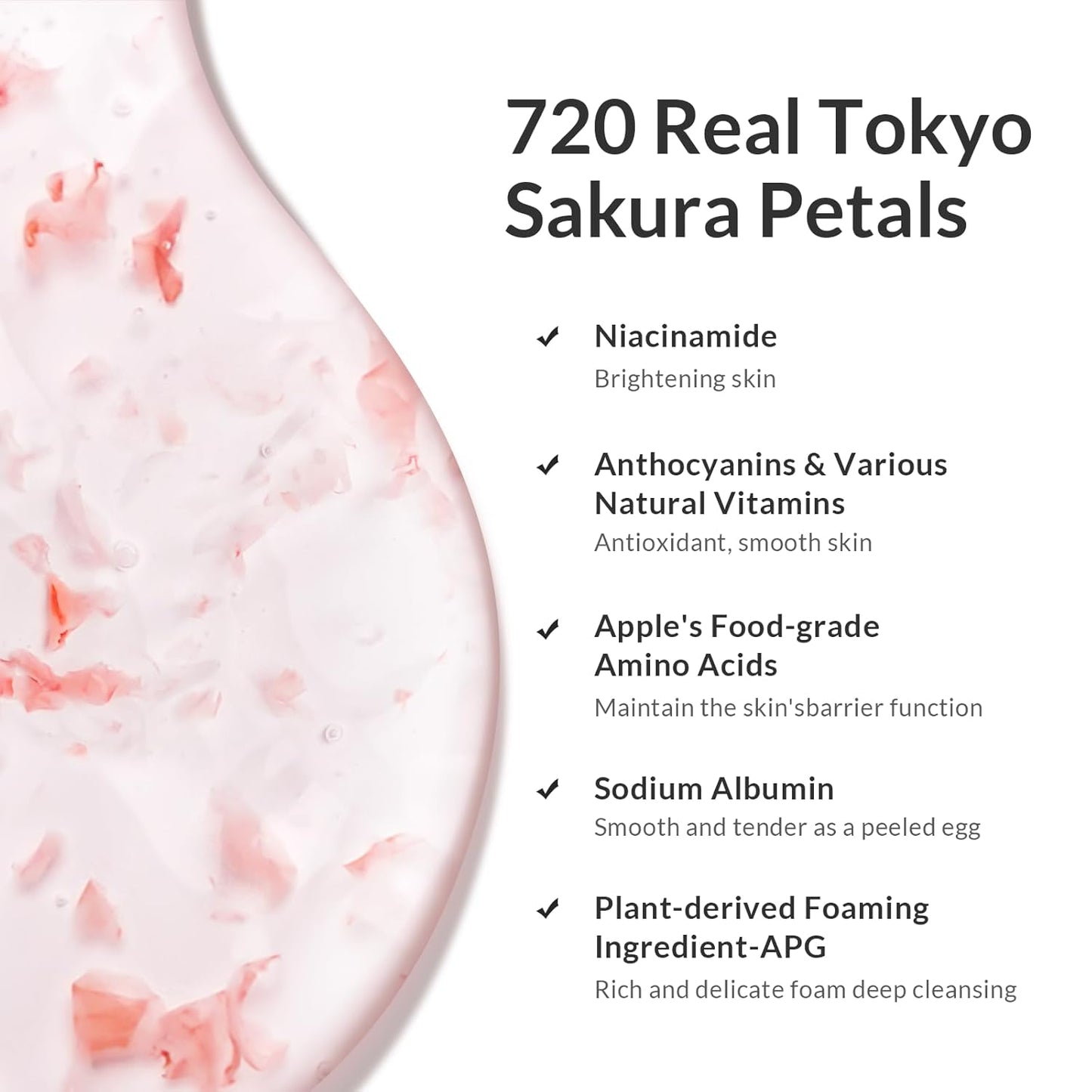 Rose Oil Anti-Aging Body Wash with Real Petals | Deep Moisturizing Shower Gel for Dry Skin, 16.9 fl oz