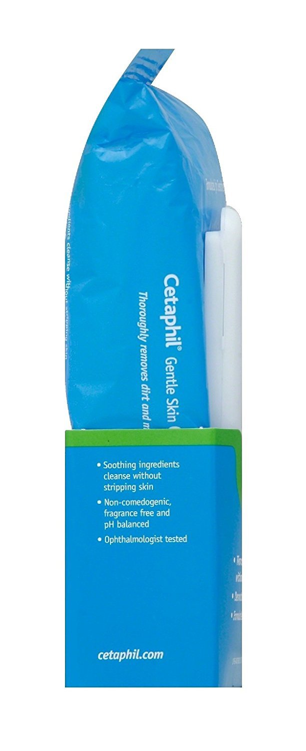 Cetaphil Gentle Skin Cleansing Cloths, TWO Packs of 25 sheets