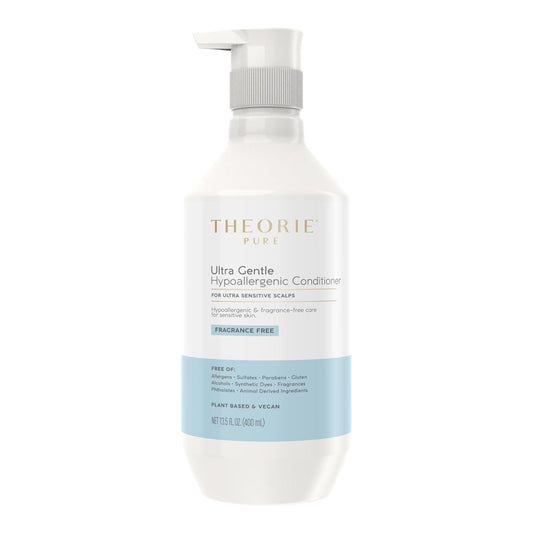 Ultra Gentle Hypoallergenic Conditioner - Vegan & Plant-Based, Fragrance-Free for Itchy Skin - 400mL Pump