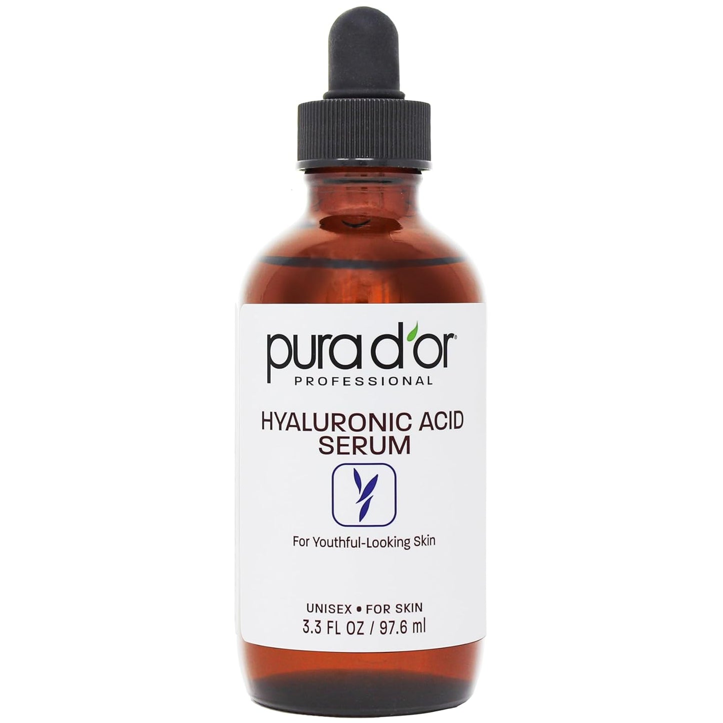 Hyaluronic Acid Serum 3.3 Oz - Deep Hydration & Anti-Aging Moisturizer for Smooth Skin