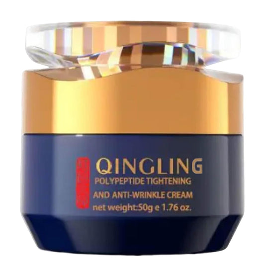 Qingling Anti-Aging Face Cream - Polypeptide Wrinkle Removal & Tightening for Men & Women (1 oz)