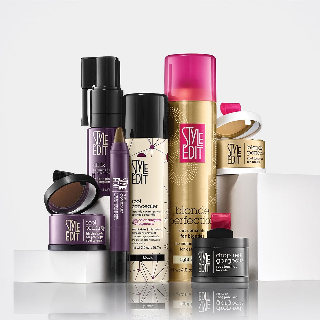 Medium Brown Root Concealer - Touch Up Spray For Medium Brown Hair Color - Temporary Instantly Covers Grey Hair, Pack of 1