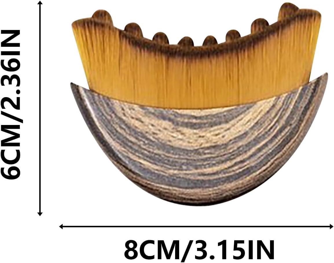 Lymphatic Contour Face Brush for Lymph Nodes Drainage Face and Body Chin & Jawline Sculpting Brushes