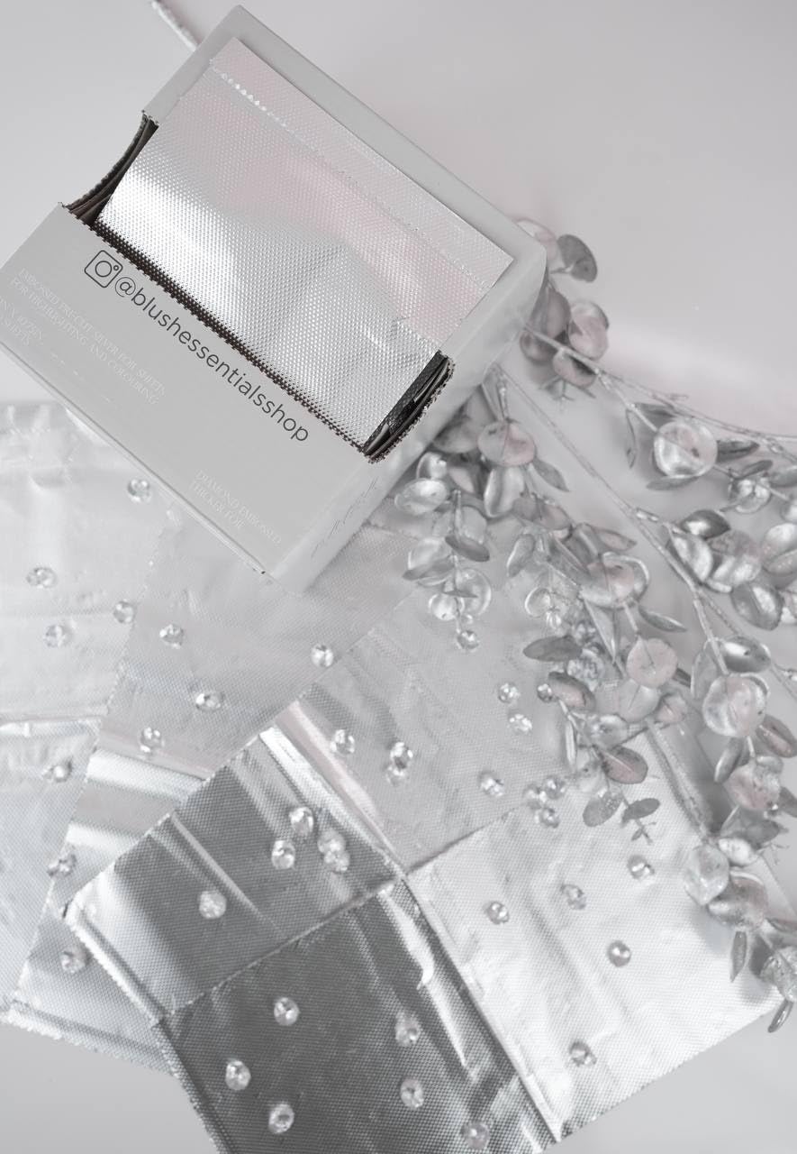 Hair Salon Pop Up Foils, 5"x10.75", 500 Sheets, Thicker Foil, Diamond Texture
