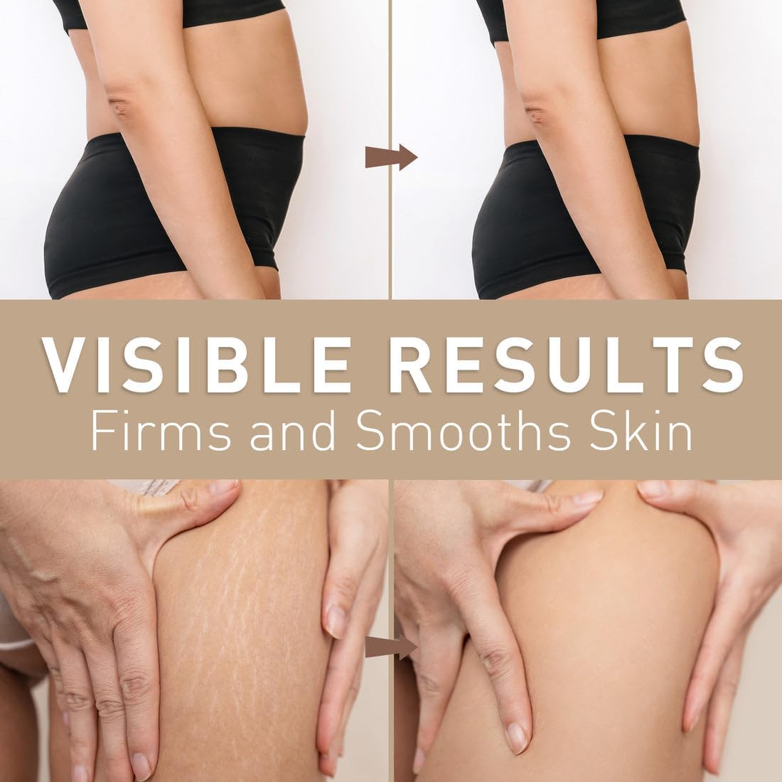 Belly Firming & Skin Tightening Cream with Hibiscus & Honey - Moisturizing Cellulite Lotion for Stomach, Thighs & Butt - 100ML