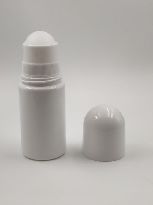 ZQDZYIE 4Packs 30mL/50mL Empty Roll-on Bottle Plastic with Removable Cap for Easy Refills for Homemade Deodorants Essential Oil Blends (50mL)