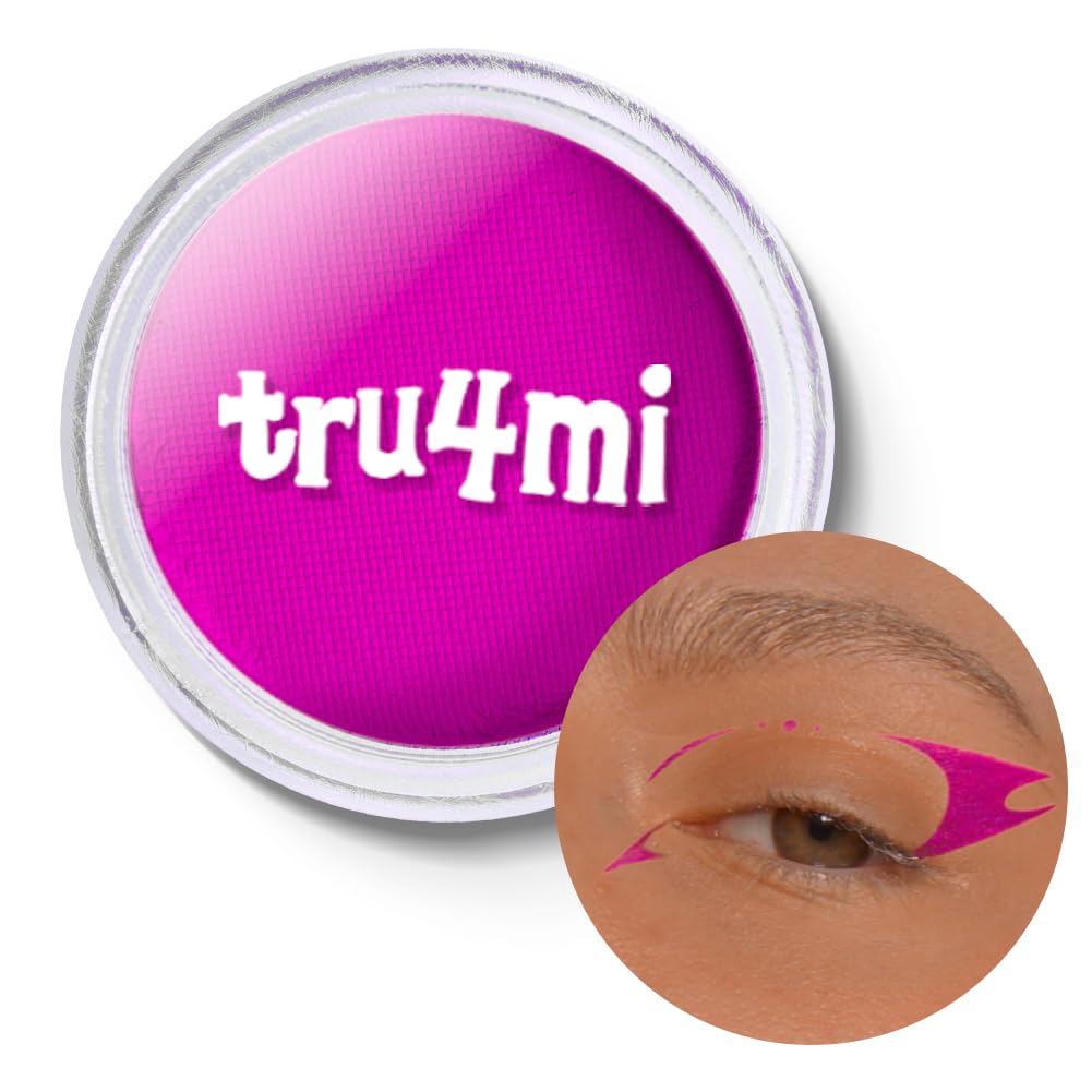-Water Activated Eyeliner -Wet Liner Makeup - Smudge Proof Face Body Paint - Skin Safe & Child Friendly - “TruLuv” Red -10g/container