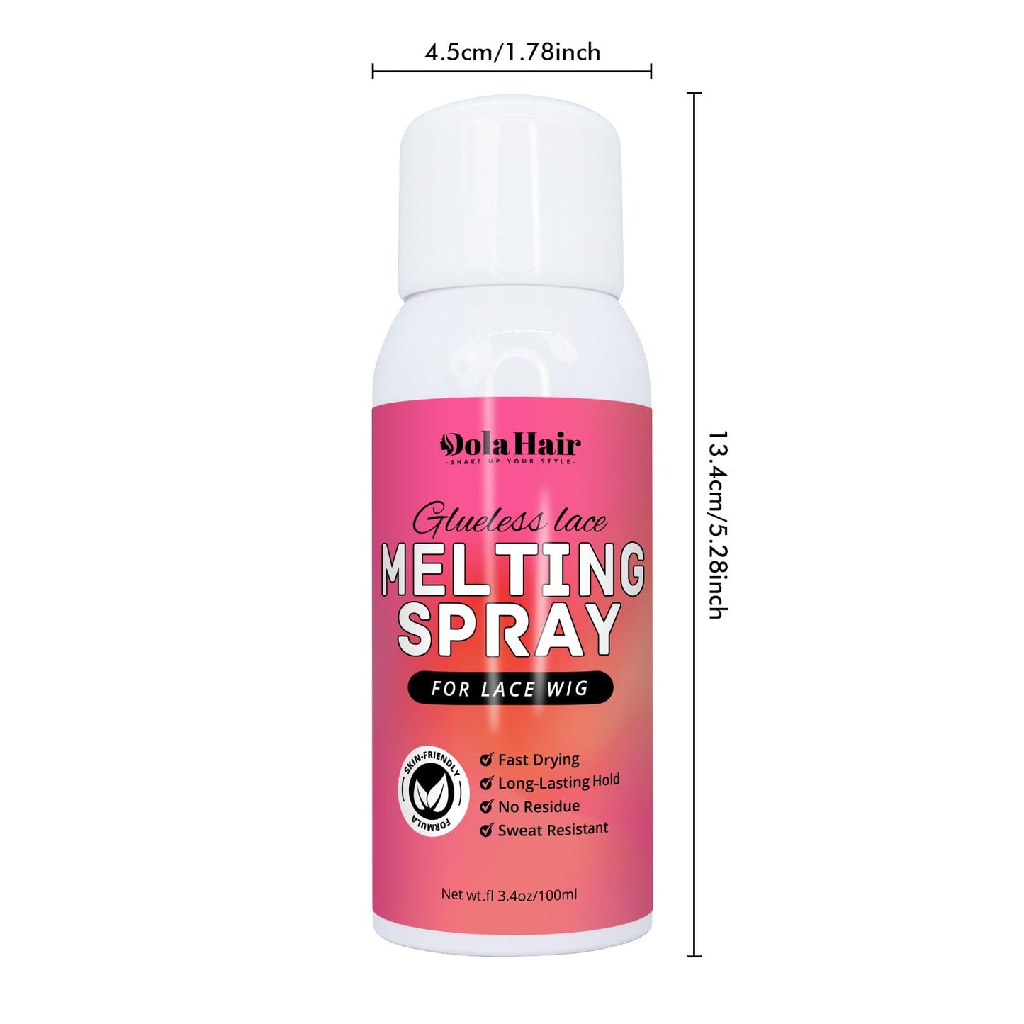 Dolahair Lace Glue Kit - Complete Set with Lace Tint Mousse, Wig Installation & Melting Spray(Medium Brown)