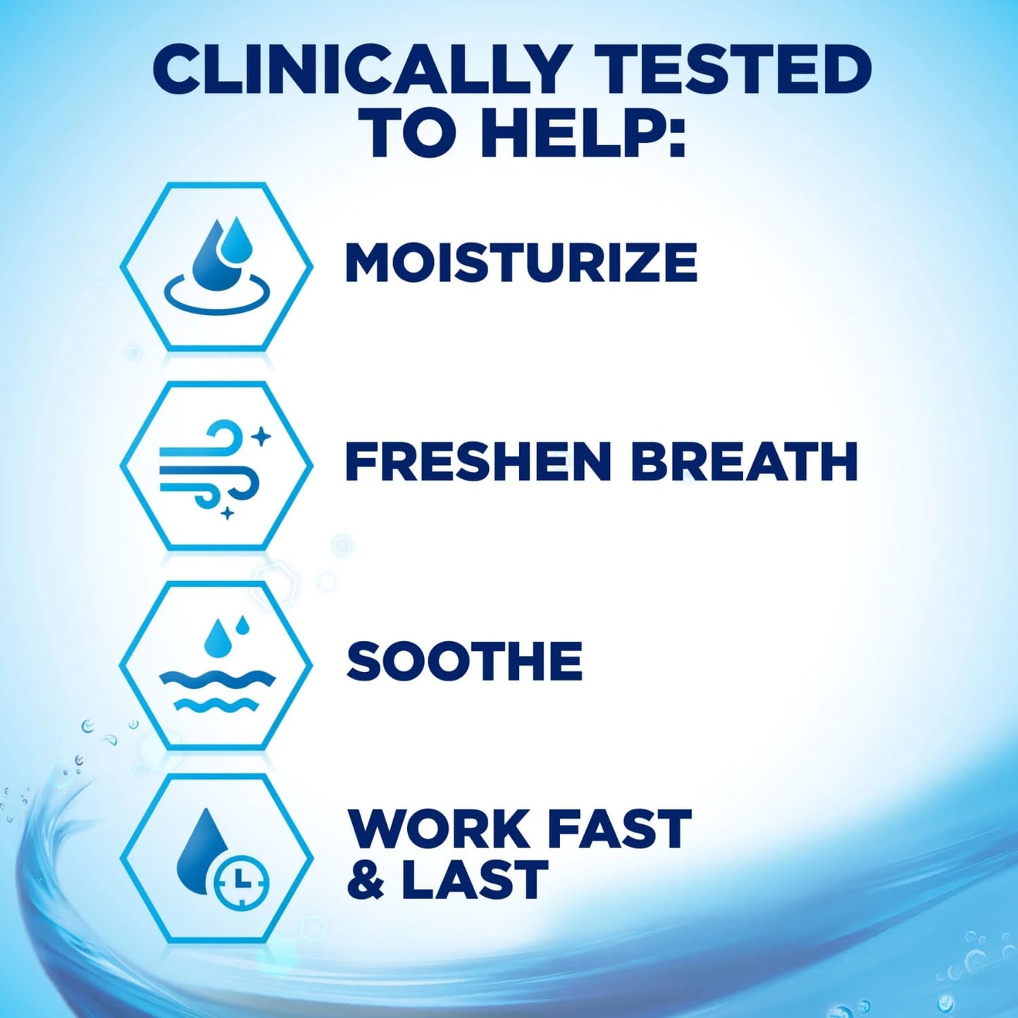 Moisturizing Dry Mouth Spray, Biotene'e Moisturizing Spray for Dry Mouth and Bad Breath, Gentle Mint - 1.5 fl oz (Pack of 1)
