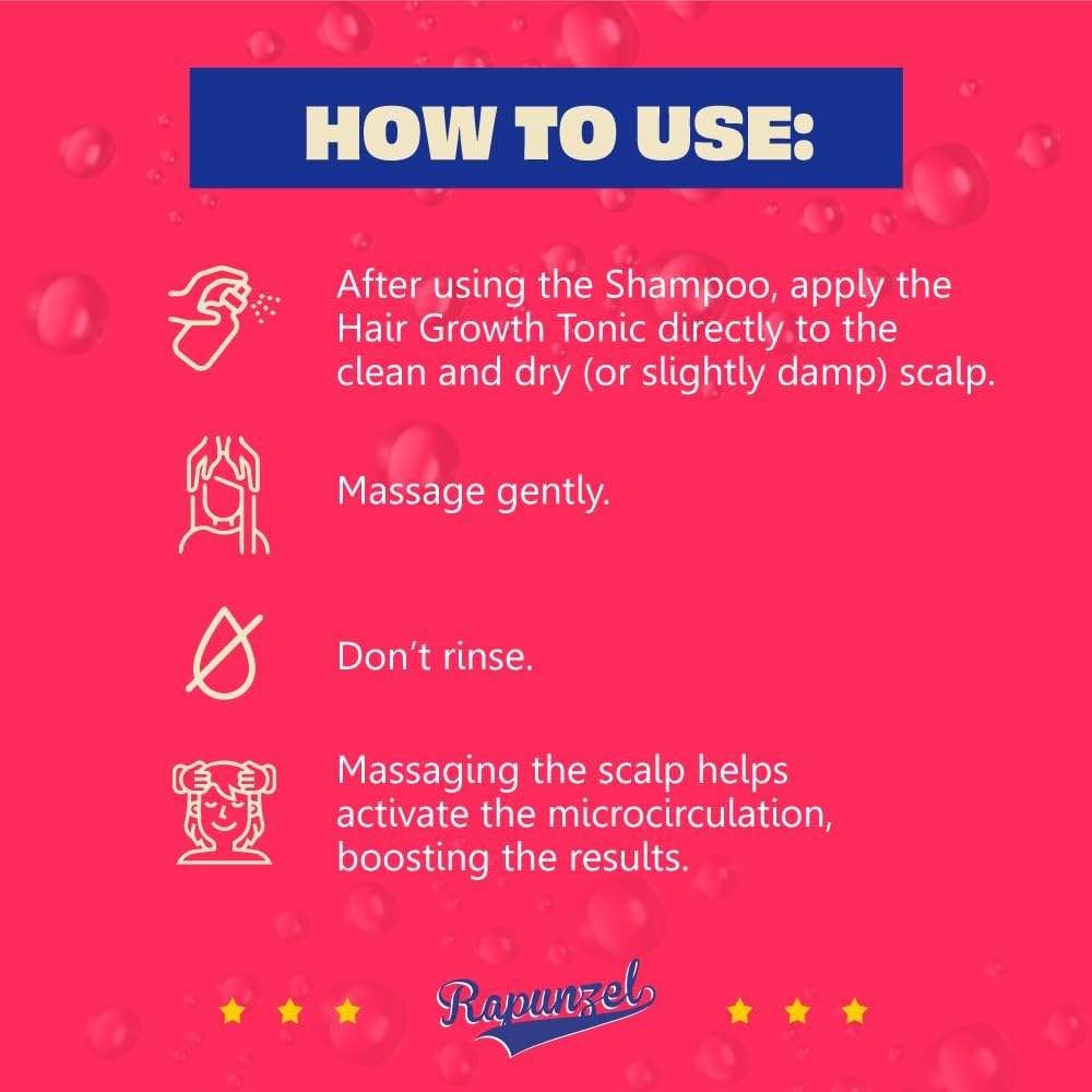 Lola From Rio – Rapunzel Hair Tonic Spray for Women – Hair Strengthening Treatment – Thickening Spray for Fine Hair – Supports Fuller, Healthier-Looking Hair – 8.45 fl oz