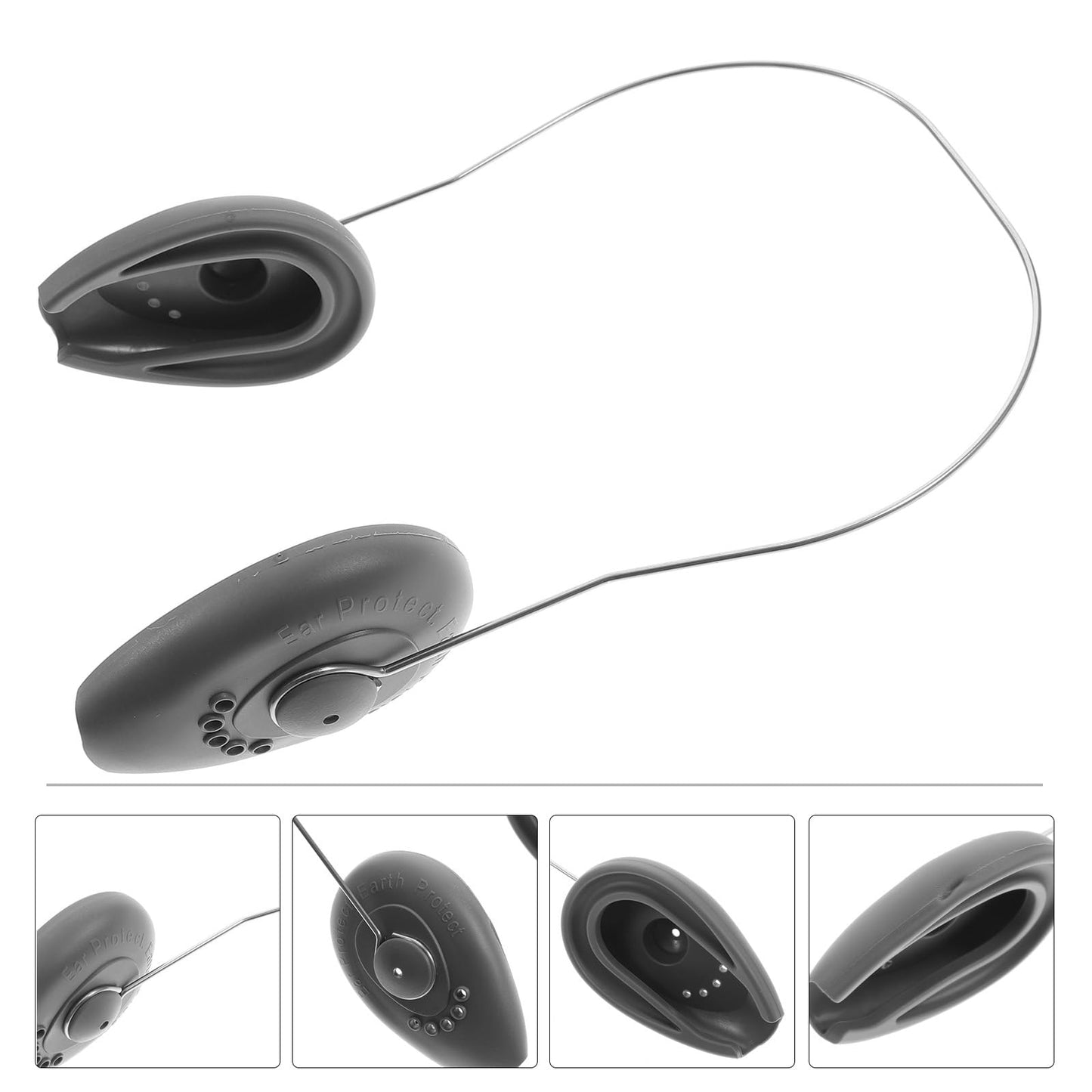 NOLITOY Waterproof Silicone Hairdressing Ear Covers, Reusable Silicone Ear Caps for Hairdressing Dye Coloring Protector Hair Salon Styling