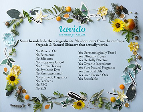 Lavido - Natural Aromatic Body Lotion | Non-Toxic, Clean Skincare (Lavender, 4.05 fl oz | 120 ml)