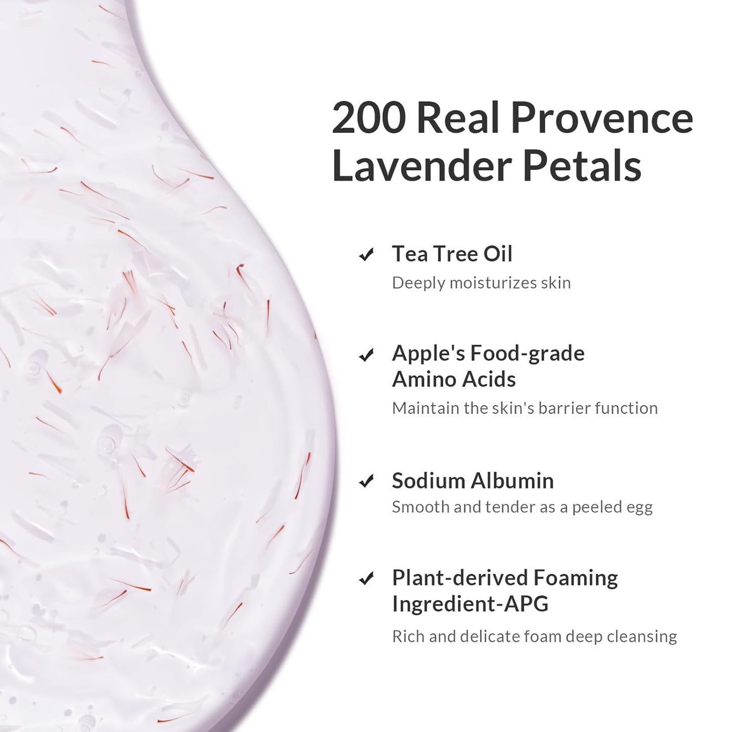 Rose Oil Anti-Aging Body Wash with Real Petals | Deep Moisturizing Shower Gel for Dry Skin, 16.9 fl oz