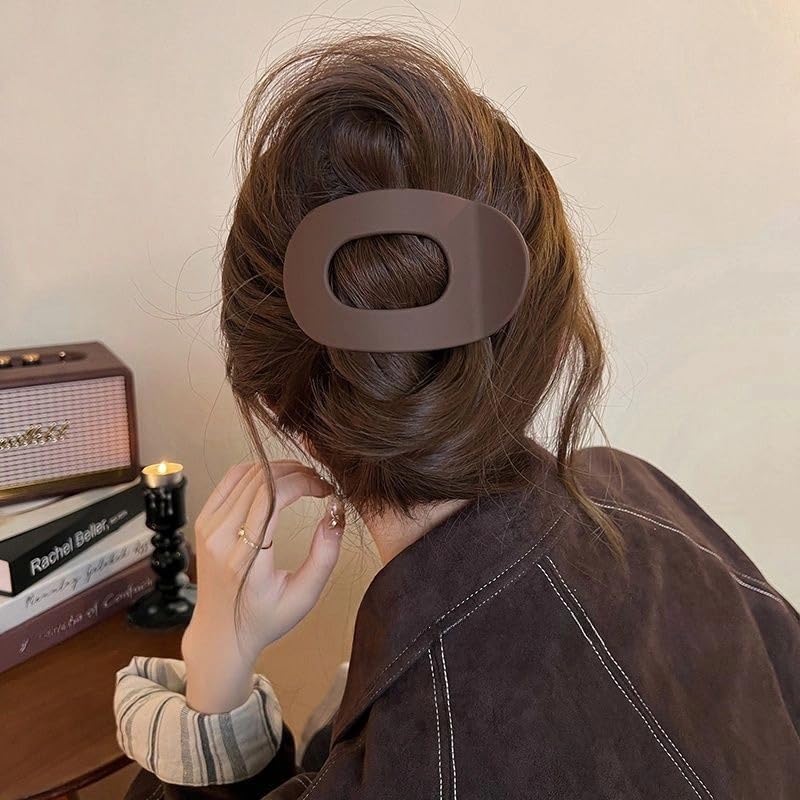 Simple Elegant Duckbill Hair Clip, Benglatt Hair Clip, Flat Hair Clips for Women, Effortless Style, All-Day Hold (4Pcs-C)