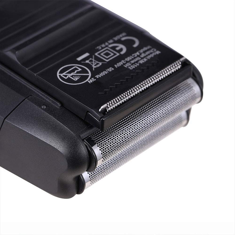Men's Cordless Electric Razor - Kemei Precision Beard Trimmer with Twin Blades