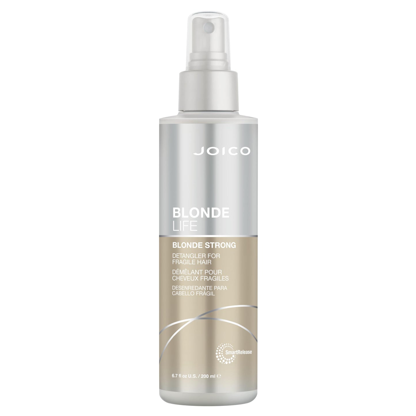 Joico Blonde Life Blonde Strong Conditioning Detangler | For Fragile Blonde Hair | Prevents Split Ends & Breakage | 72 Hour Humidity Protection | 6.7 Fl Oz