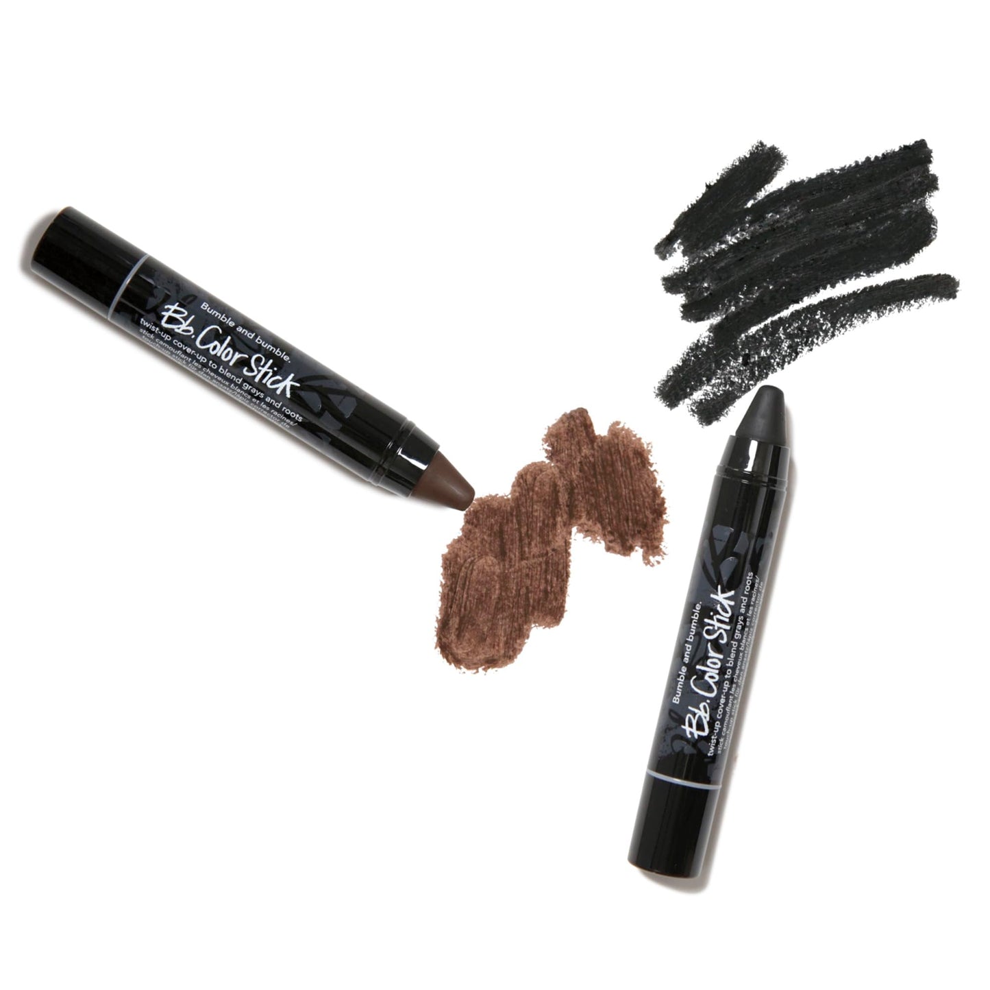 Bumble and bumble. Color Stick Gray Hair + Root Coverup in Natural Brown + Black Shades, Brown, 1 Count
