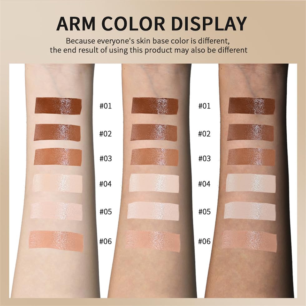 Covebalm Foundation, Skween Beauty Skin Tint, 4-in-1 Foundation Moisturizing Stick, Natural Cover Beauty Balm, Moisturizing, Locks In Moisture and Fits Skin Lightly (#03)