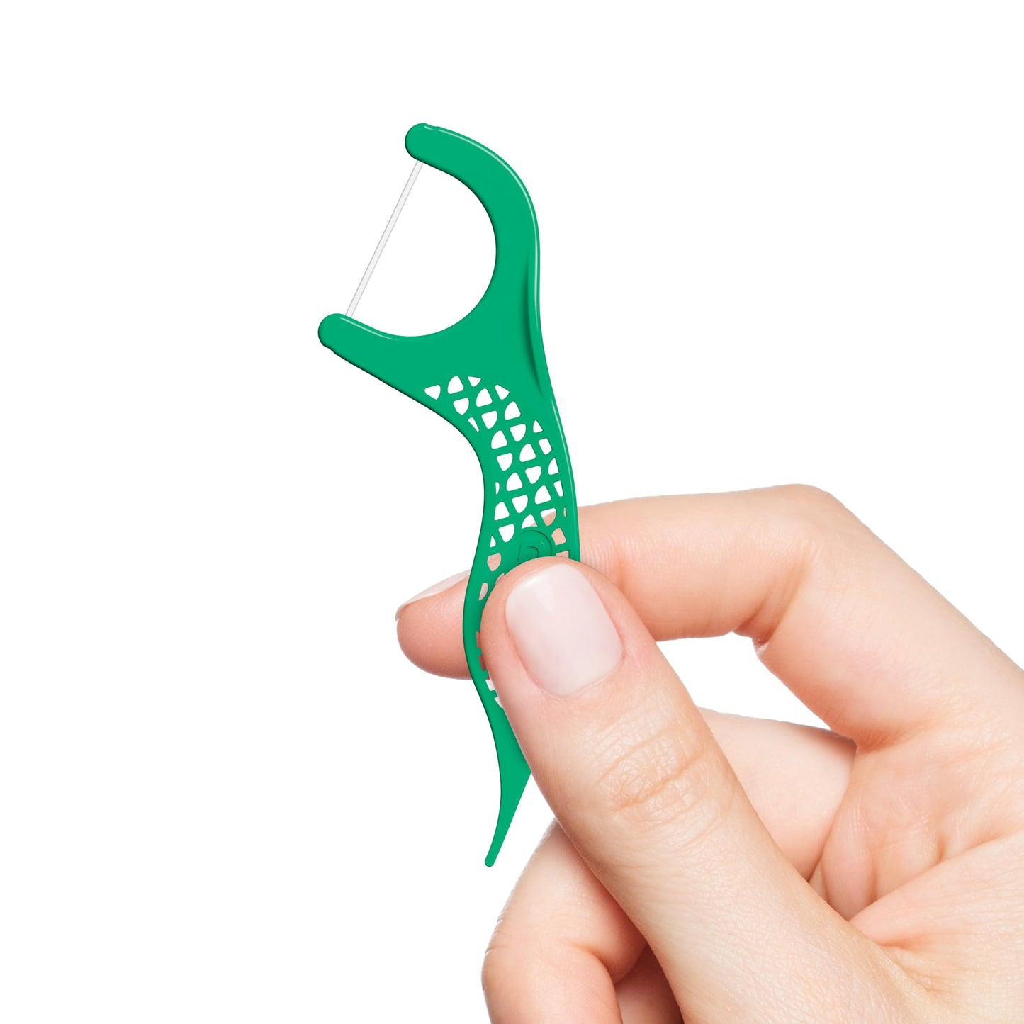 GUM Professional Clean Floss Picks - Extra Strong Shred-Resistant Floss, Easy Grip Handle - Dental Flossers for Adults - Fresh Mint Flavor, 150 Count