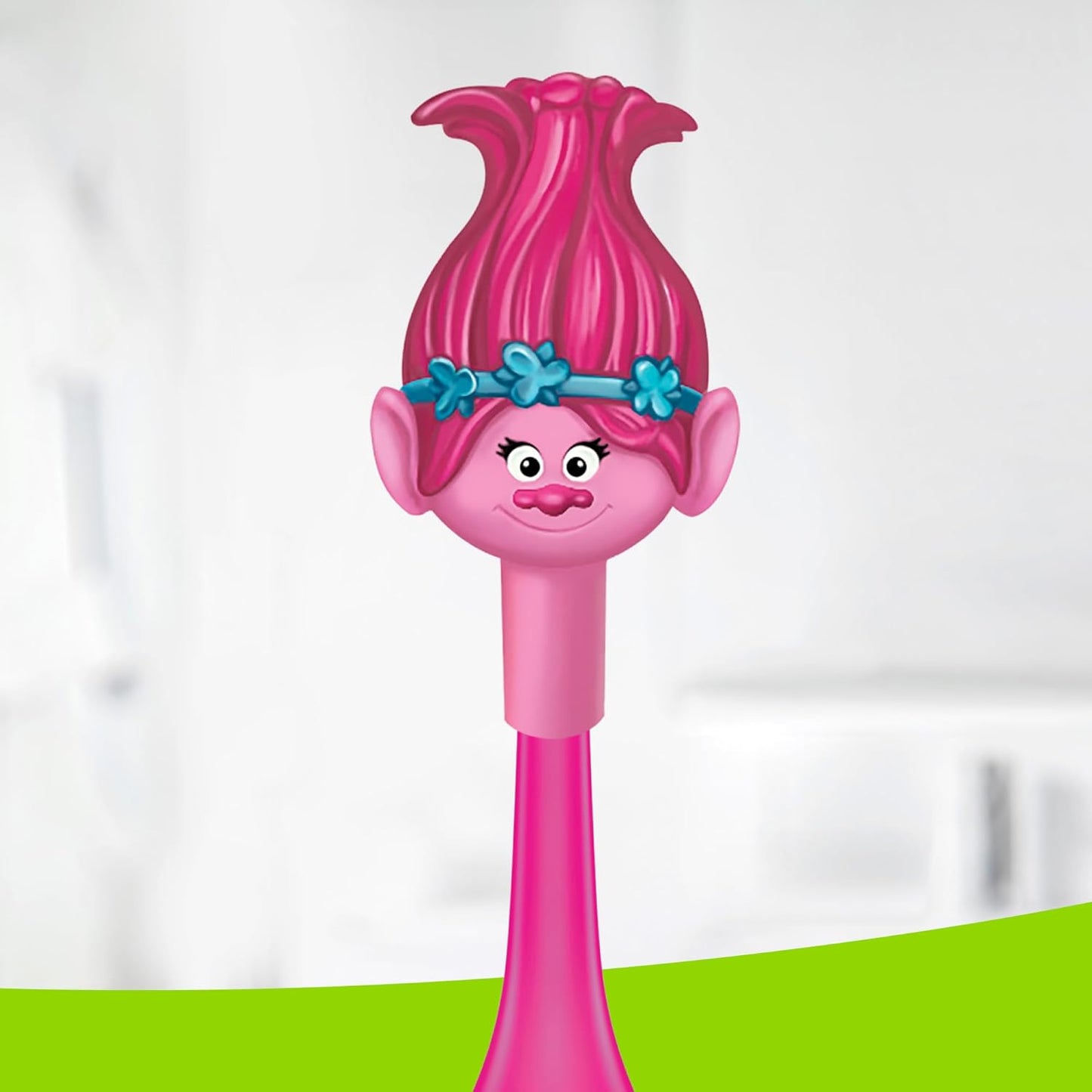 Interactive Sonic Toothbrush Kit for Kids - FIREFLY Play Action Trolls with Lights, Music & Games