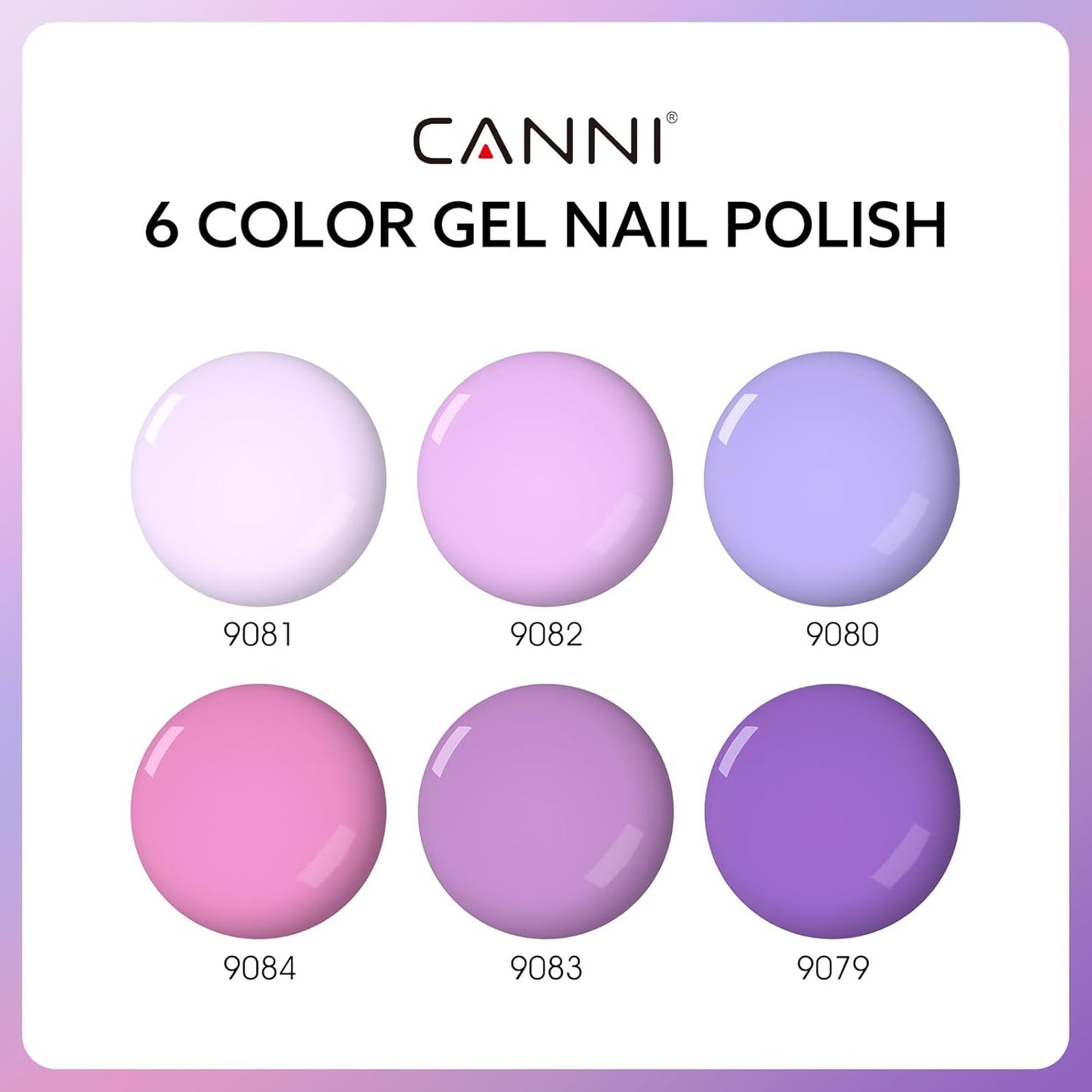 Jelly Nude Pink Gel Nail Polish Set - 6 Pcs Soak Off LED Gel Manicure Kit