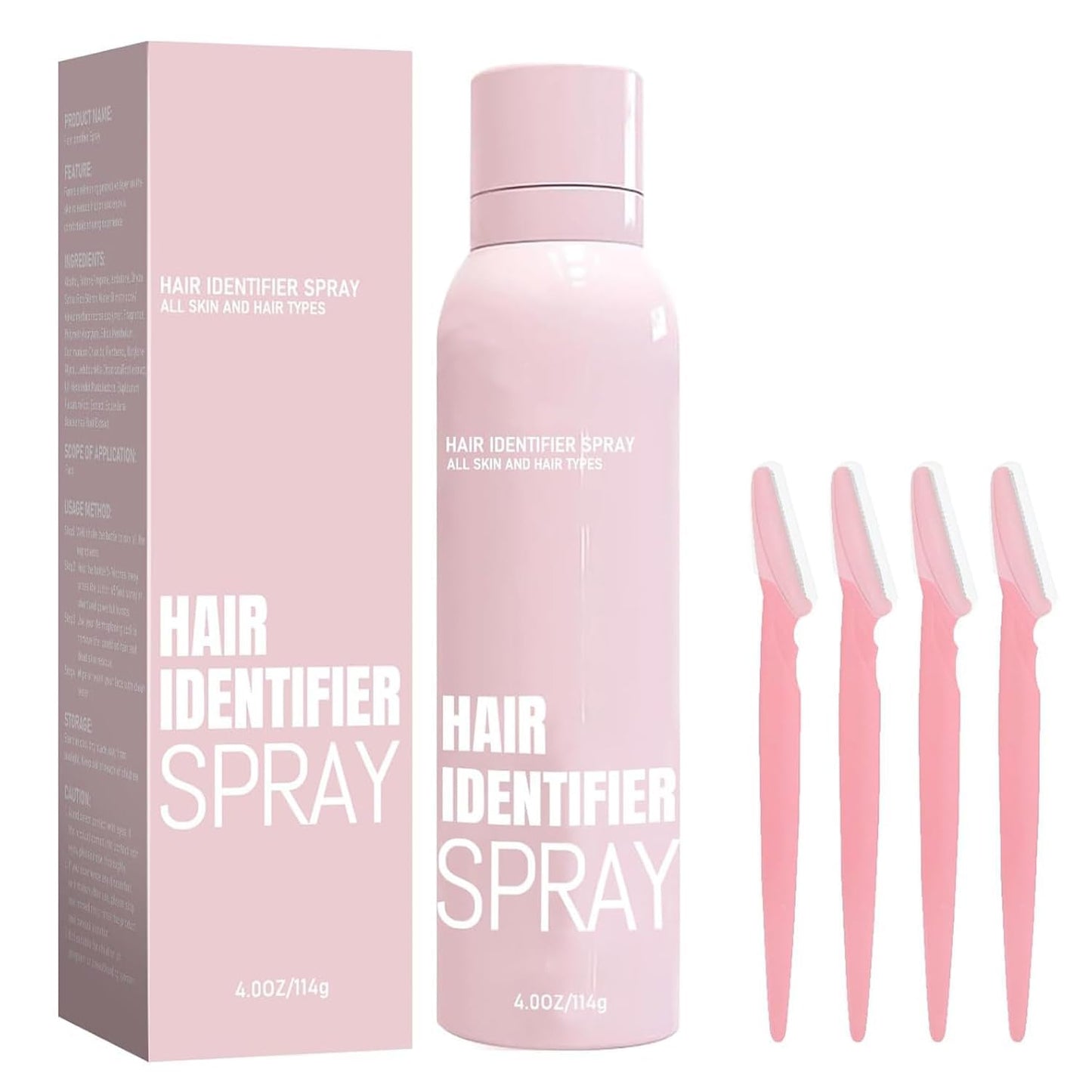 Vrpshe Hair Identifier Spray, Skin Body Face Hair Identifier Spray, Skin Dermaplaning Spray for Face (1 Pack)