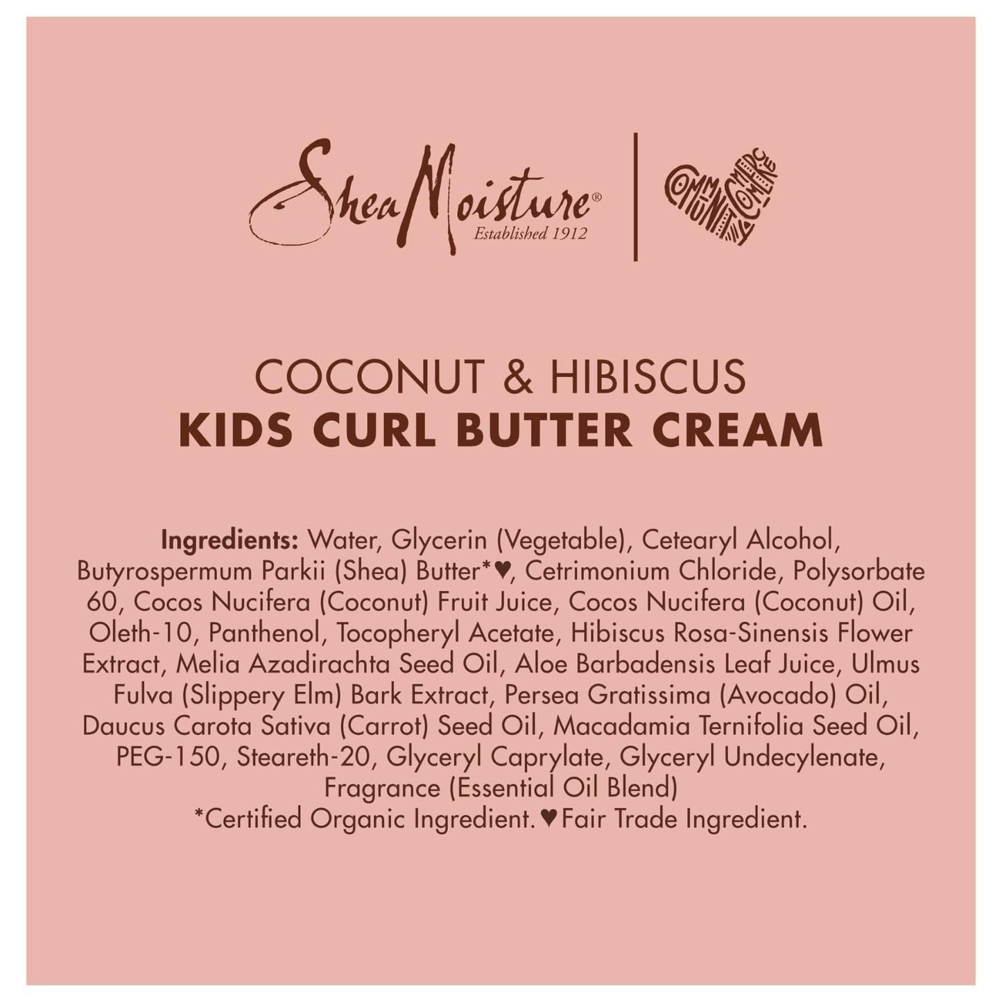 Shea Moisture Kids Curly Hair Care Set – Coconut & Hibiscus Curling Butter Cream + Extra-Moisturizing Detangler Spray for Kids with Wavy, Thick & Frizzy Hair (2 Piece Set)