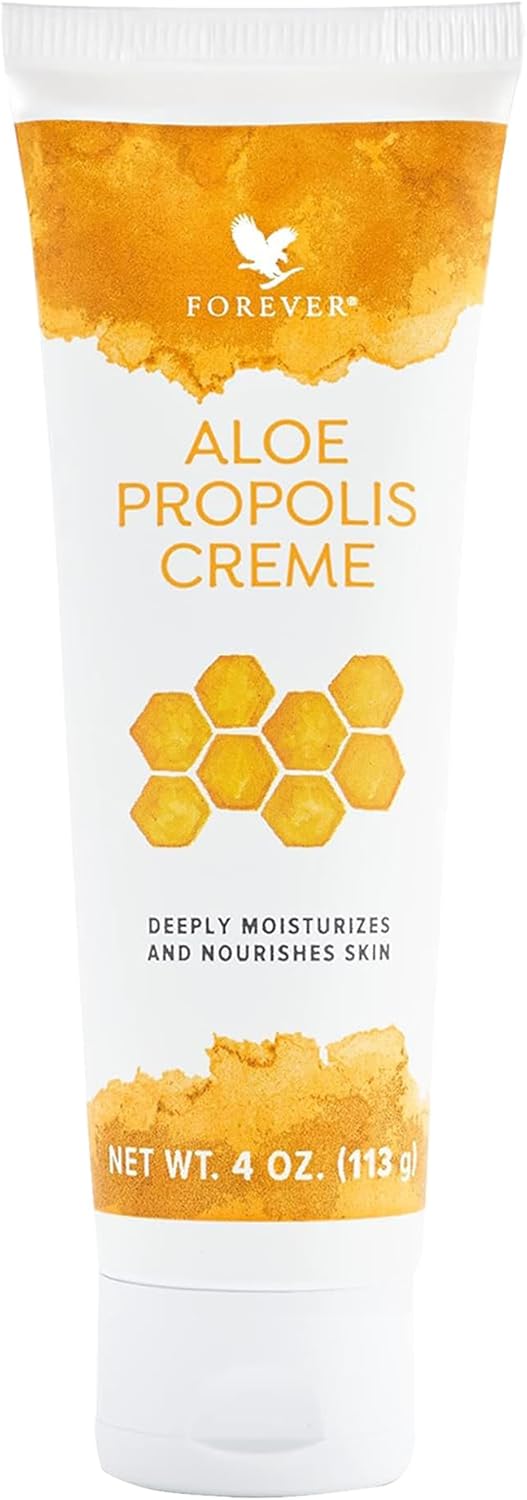 Aloe Propolis Cream - Moisturizing Skin Nourishment with Aloe Vera & Bee Propolis, 4 oz