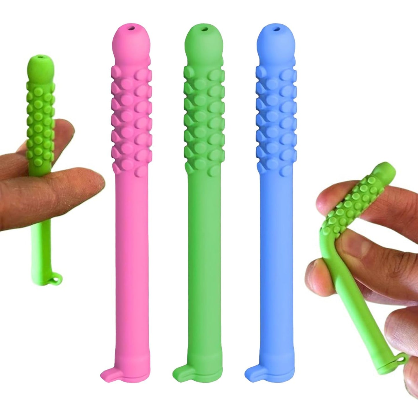 Uceento 3Pcs Chewable Breather Sticks for Quitting Smoking - Fruity Craving Relief, Oral Fixation Quit Smoking, Quit Smoking Chew Sticks Replacement, Stop Smoking Aid