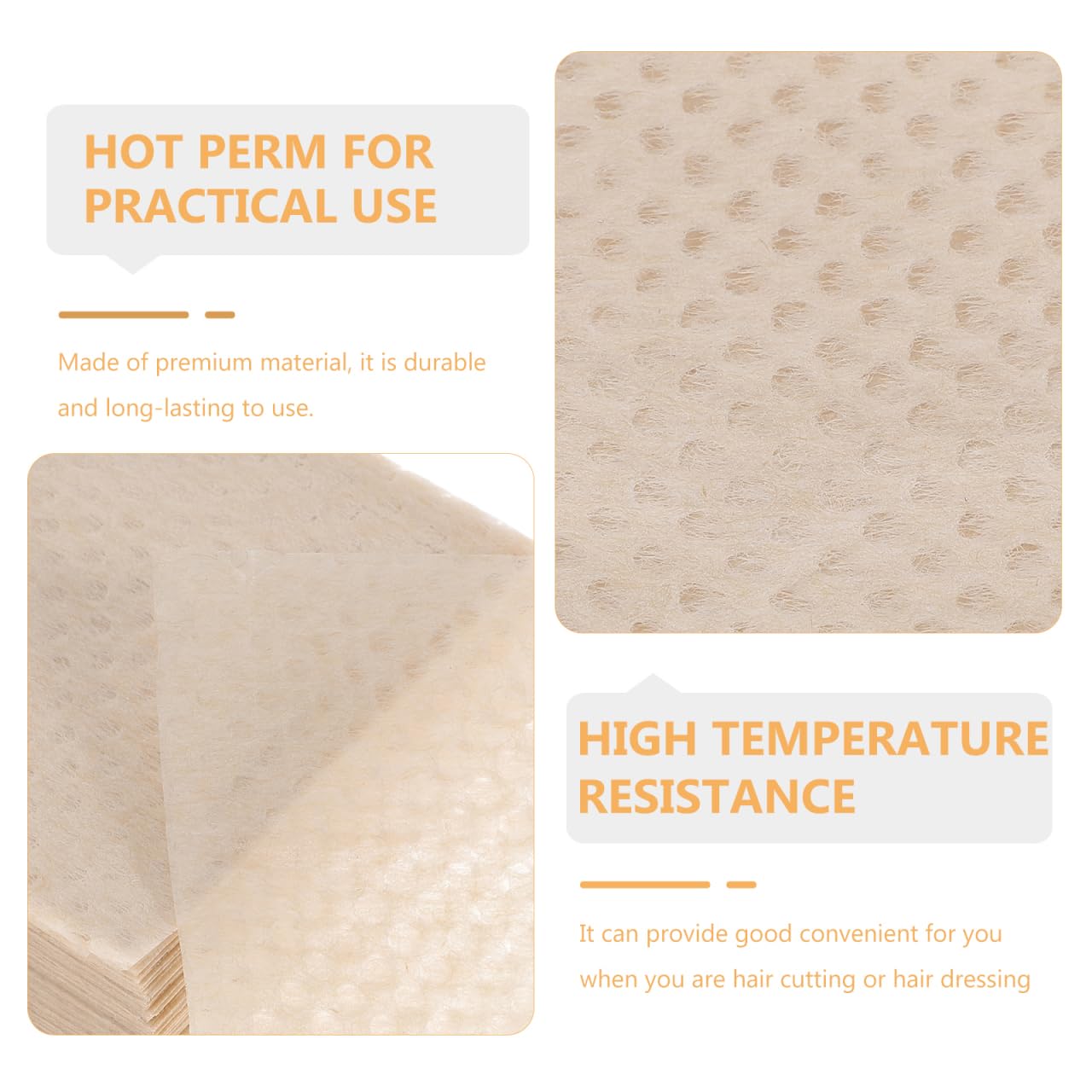 TOVINANNA 1box Wrist Perm Paper Salon End Papers Hair Accessory Perm Paper for Salon Perming Tool Hair Salon Accessory Hairdressing Perm Tissue Paper Perm Papers End Papers for Perm White