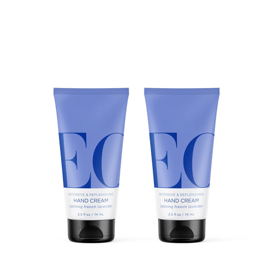 Organic EO Hand Cream - 2 Pack, 2.5 oz | Orange Blossom & Vanilla Moisturizer for Dry Skin